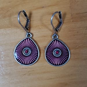 Teardrop Pendant Earrings